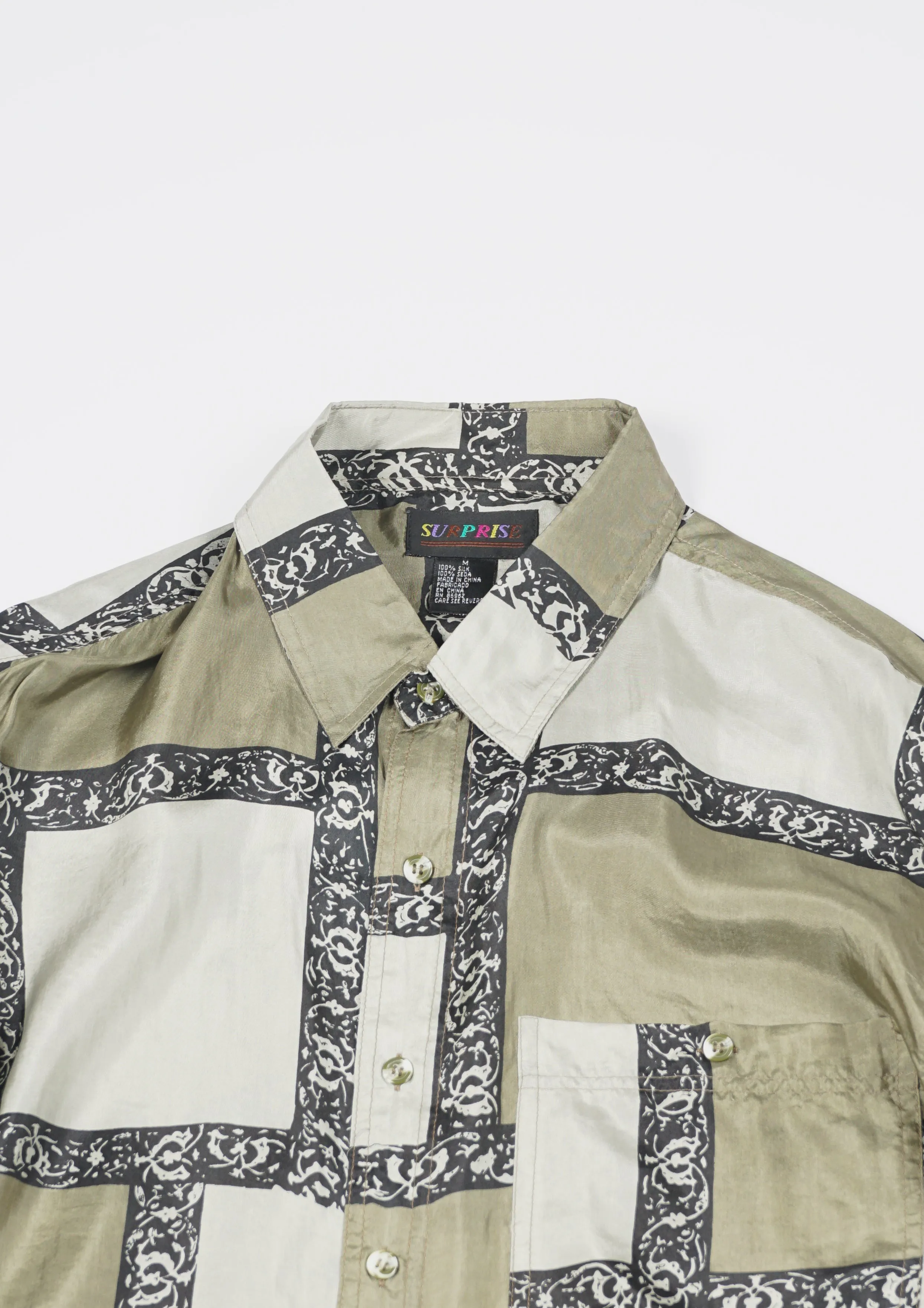 Silk Shirts Long Sleeve Patterned / K