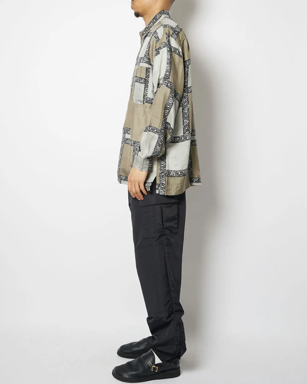 Silk Shirts Long Sleeve Patterned / K