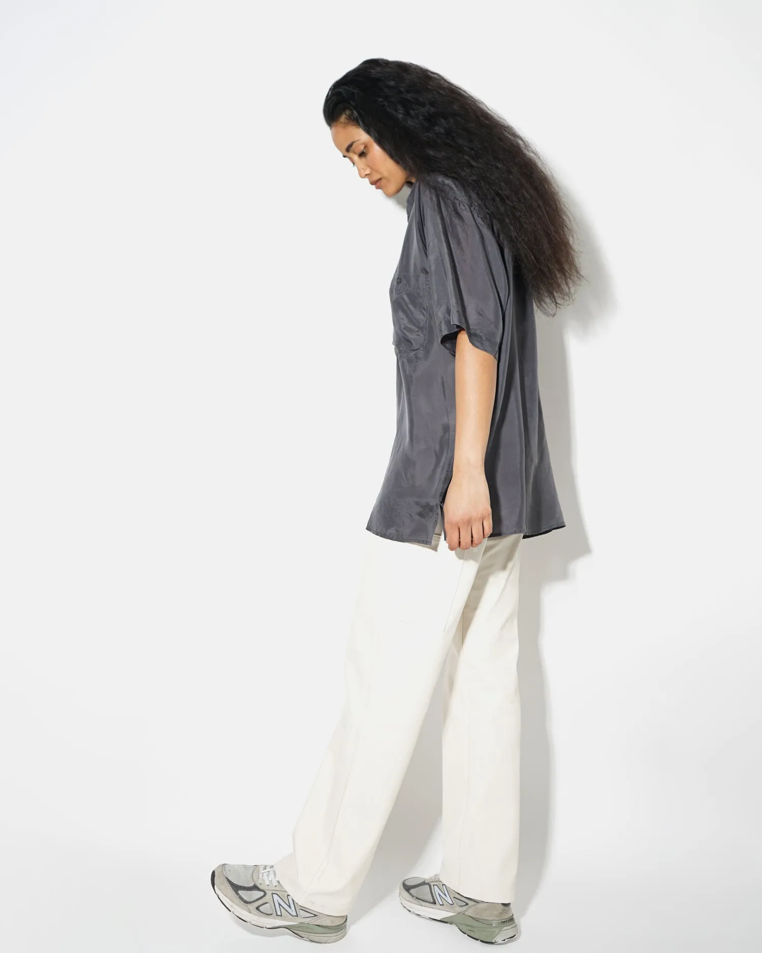 Silk Shirts Short Sleeve Basic