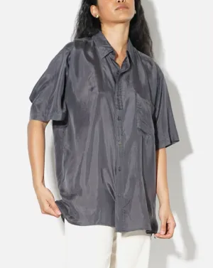 Silk Shirts Short Sleeve Basic