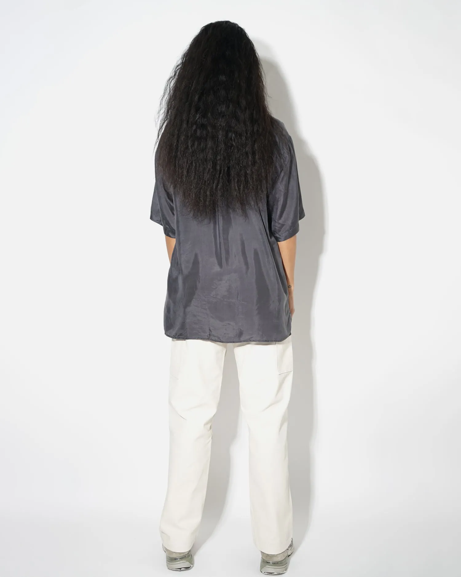 Silk Shirts Short Sleeve Basic