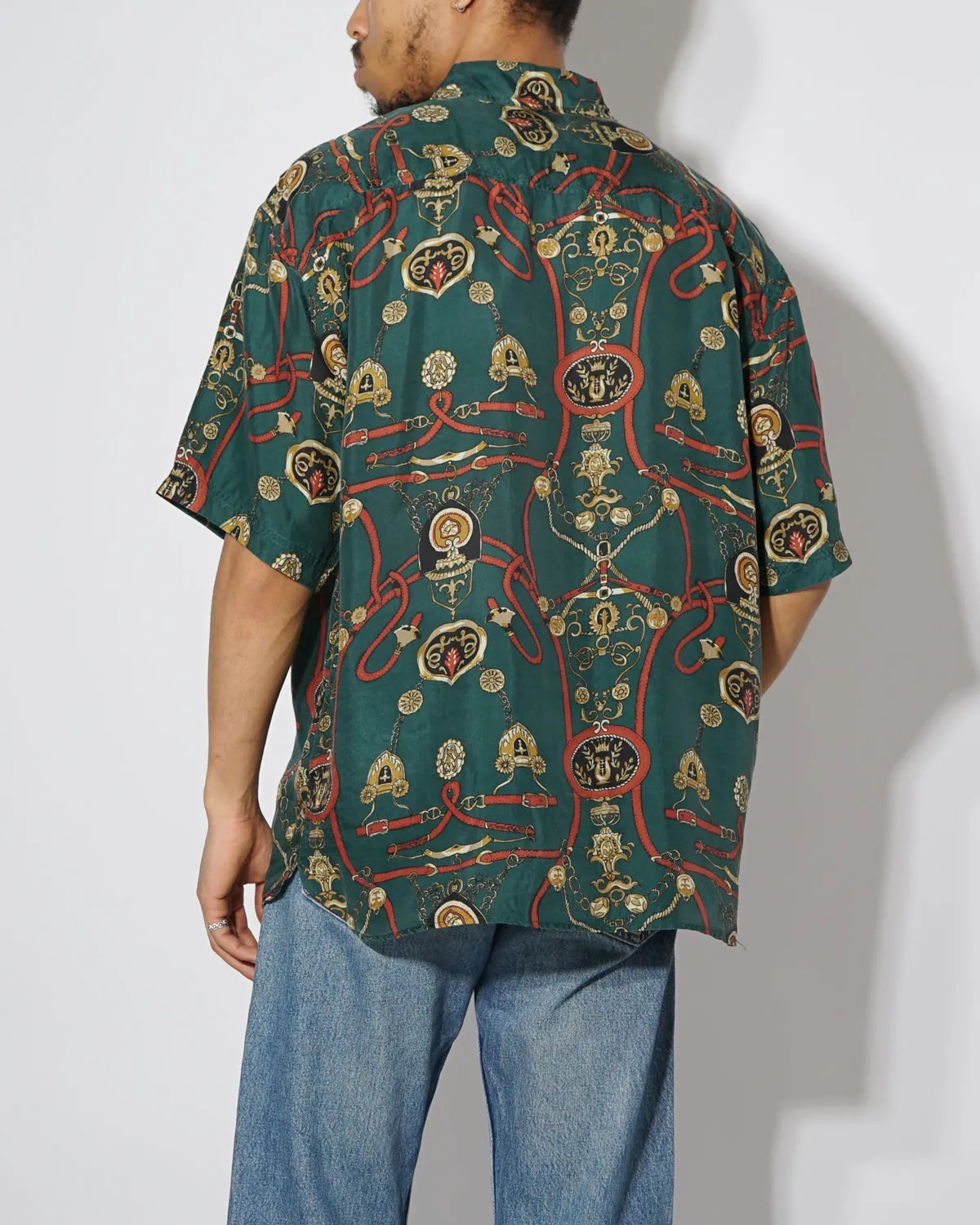 Silk shirts Short Sleeve Patterned / I