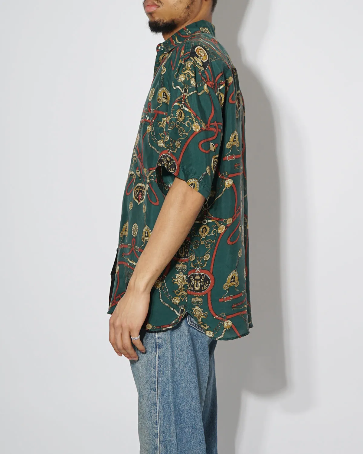 Silk shirts Short Sleeve Patterned / I