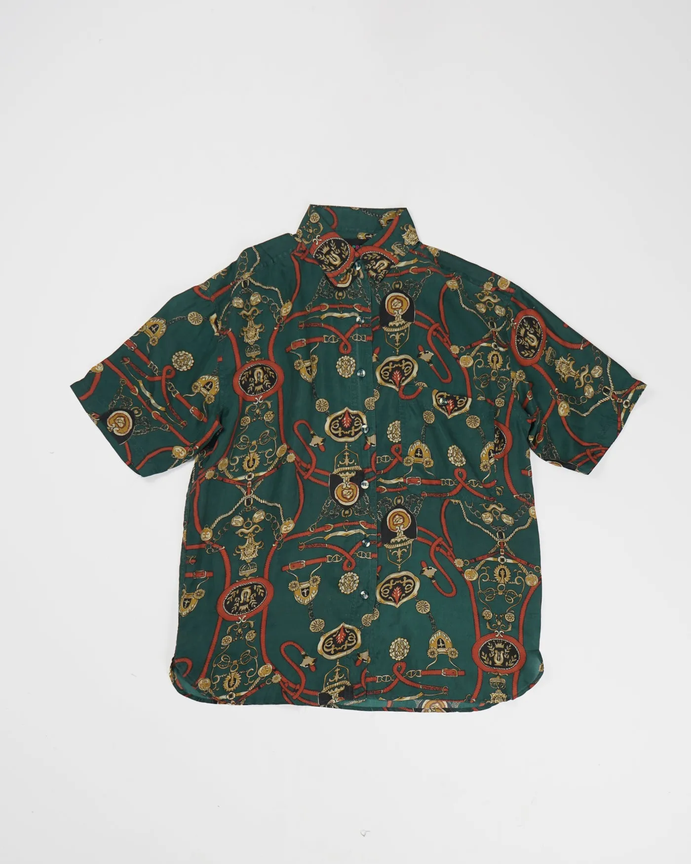 Silk shirts Short Sleeve Patterned / I