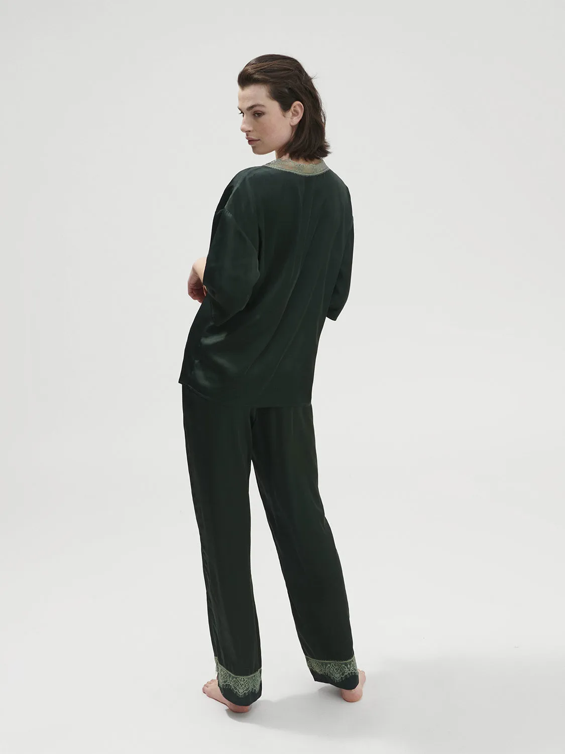 Top manches 3/4 - Vert Kolsaï