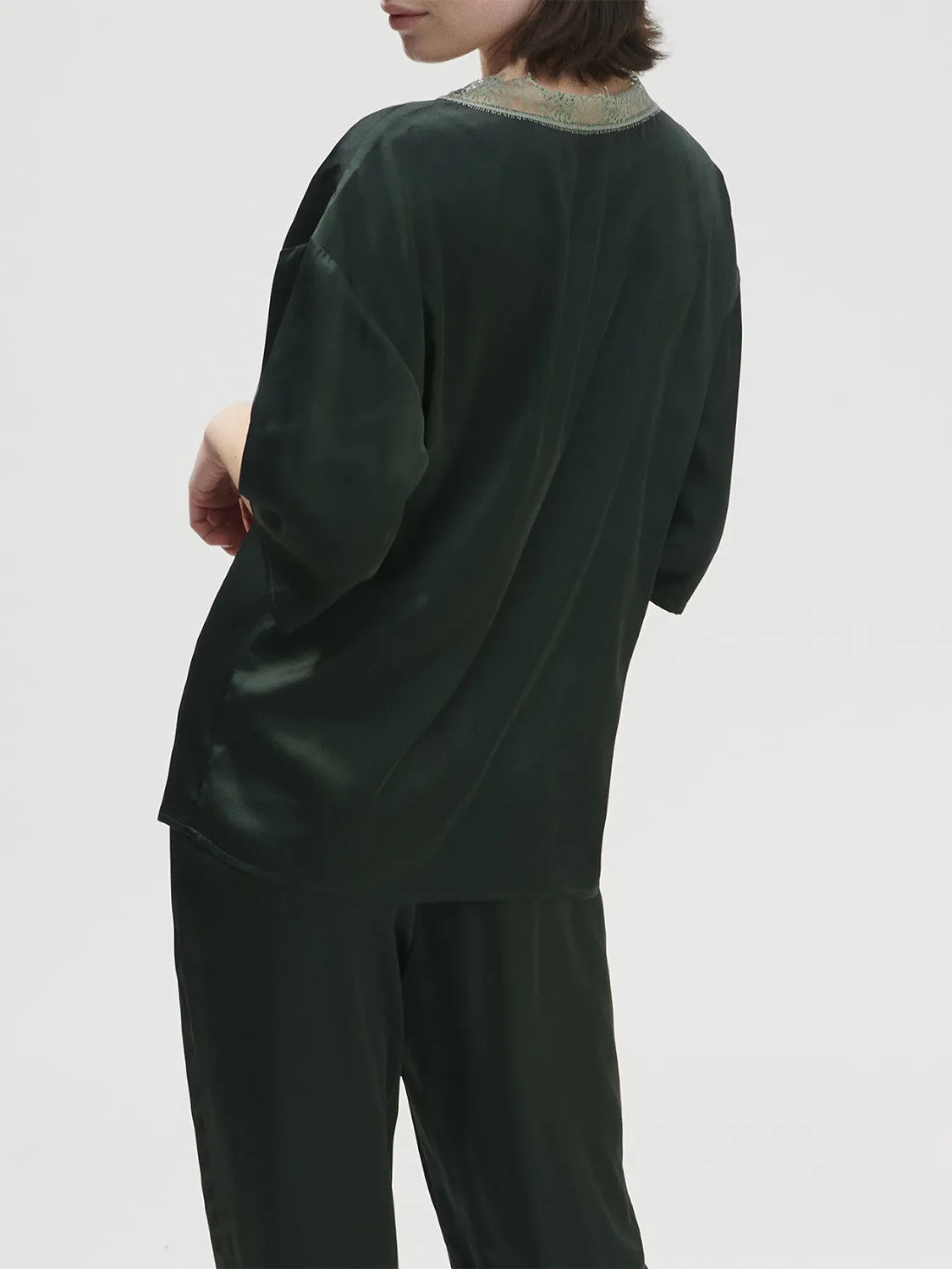 Top manches 3/4 - Vert Kolsaï