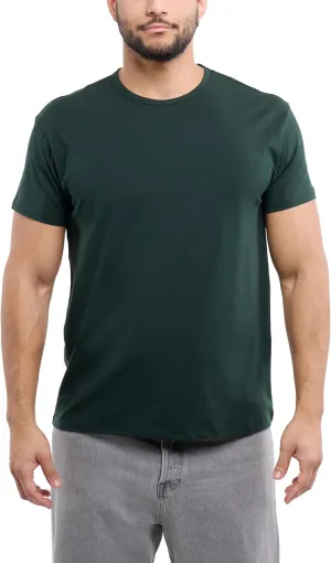 X RAY Mens Crew Neck T Shirts, Soft Cotton Slim Fit Short Sleeve Stretch Crewneck Basic Tees for Men