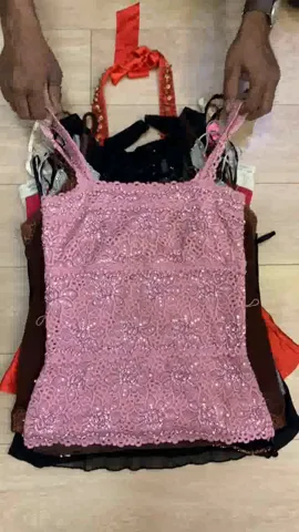 Y2k Light Beaded Mix Tops(RX-511)